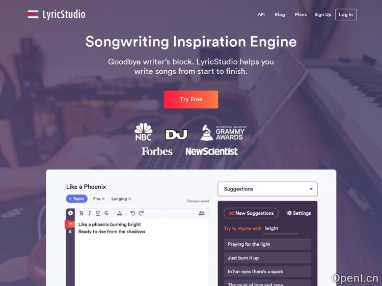 LyricStudio 智能写歌助手