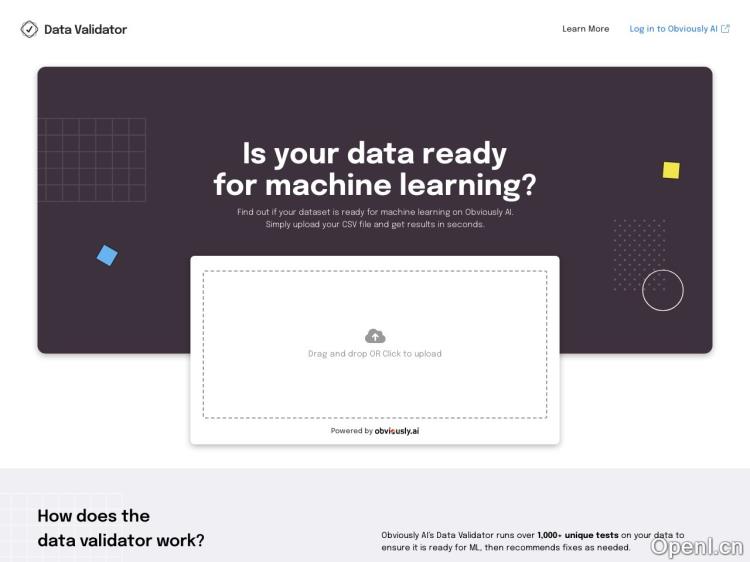 Obviously AI Data Validator