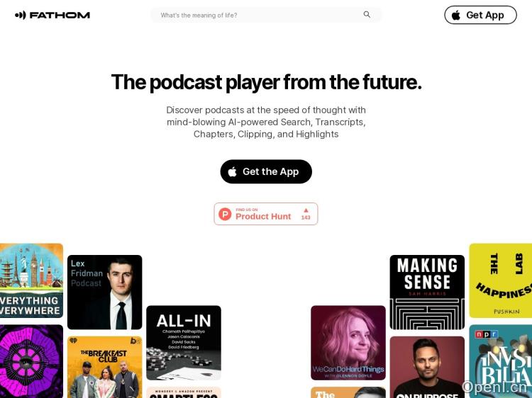 Fathom Podcast Player