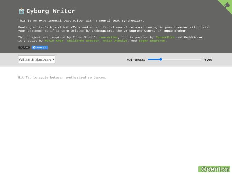 Cyborg Writer