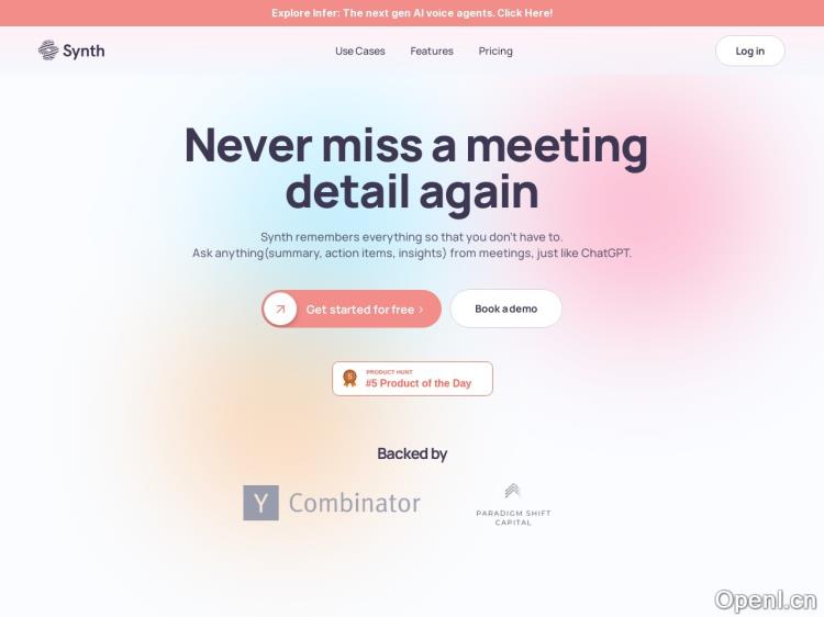Synth – ChatGPT For Meetings