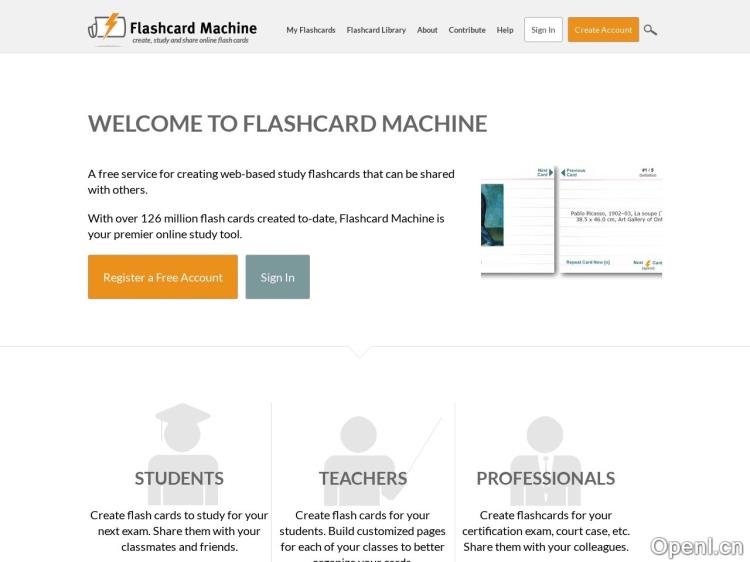 Flashcard Machine