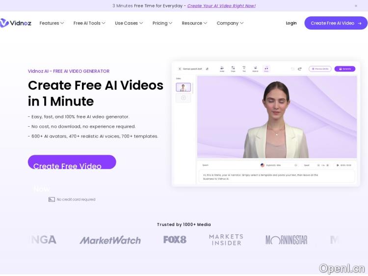 Vidnoz Headshot Generator