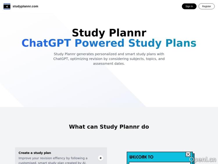 StudyPlannr