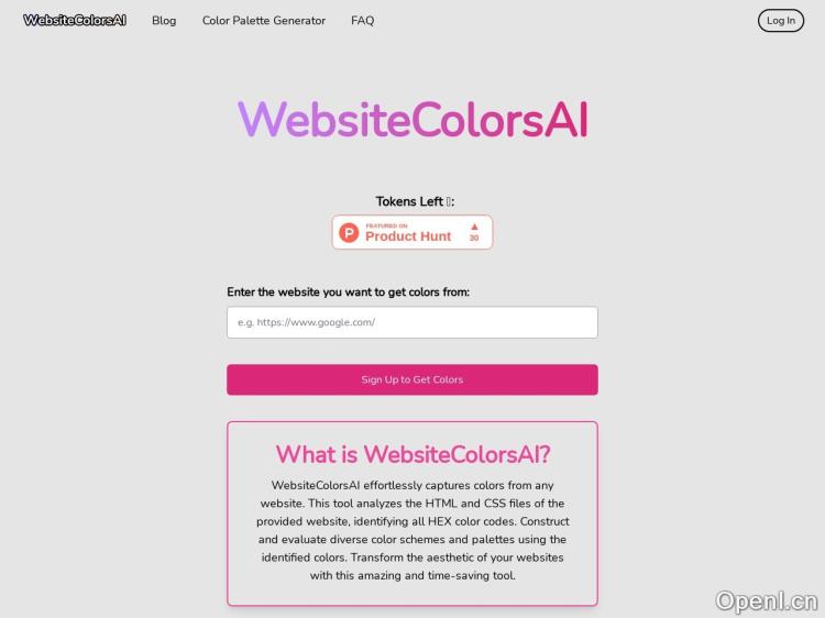 WebsiteColorsAI