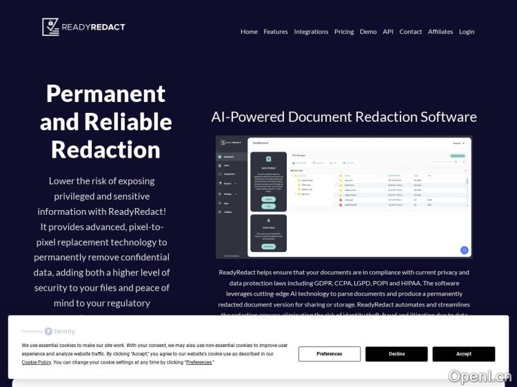 ReadyRedact Document Redaction