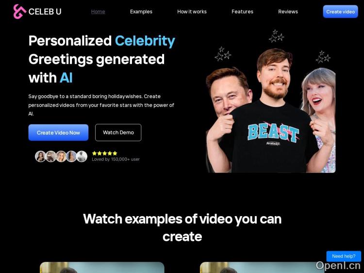 CelebU Video Generator