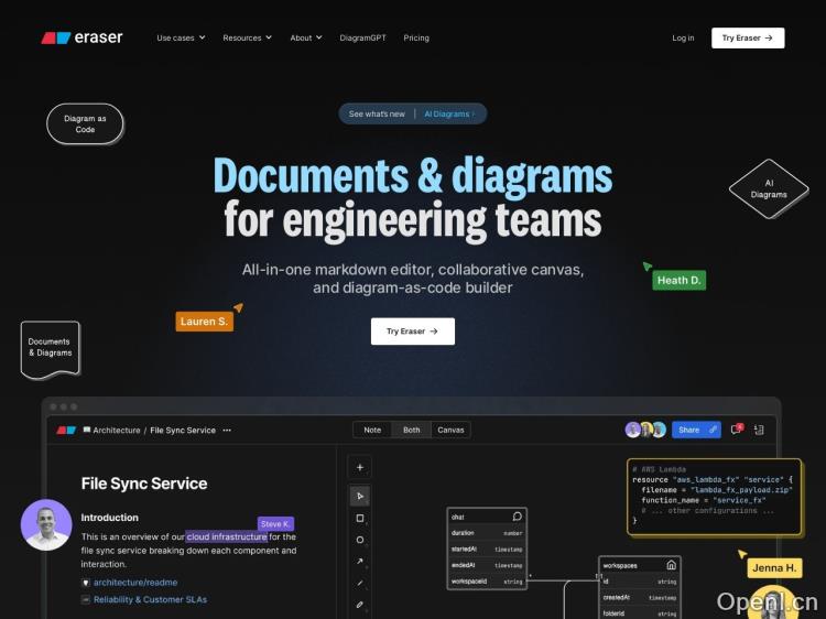 DiagramGPT by Eraser
