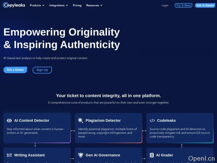 Copyleaks – Plagiarism detector