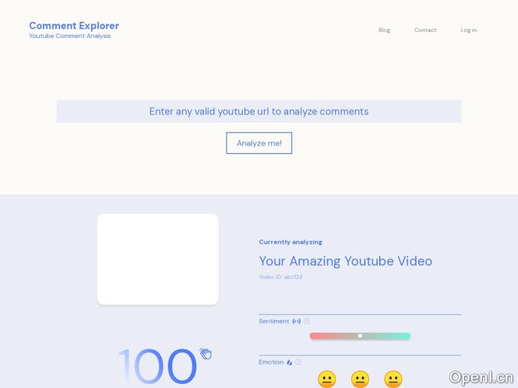 Comment Explorer – Youtube