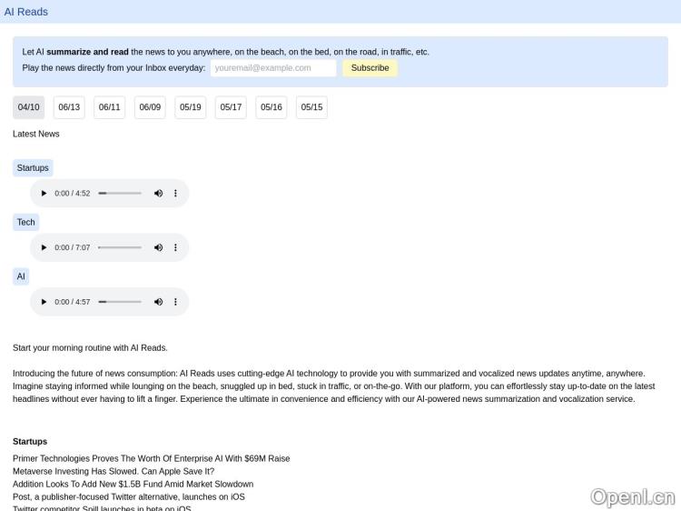 AI Reads