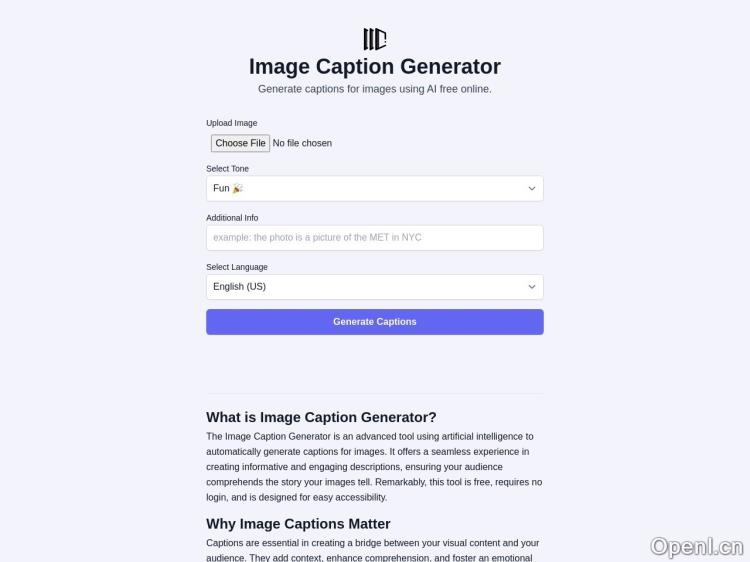 Image Caption Generator