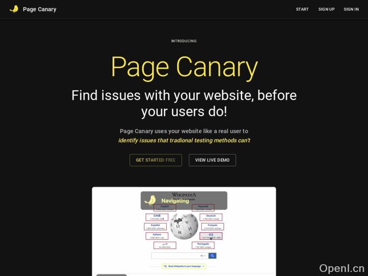 Page Canary