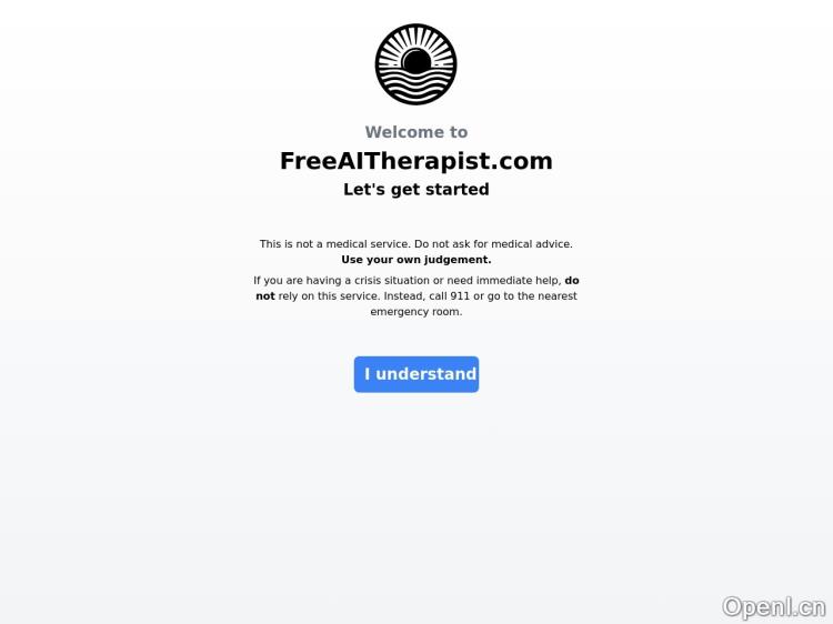 Free AI Therapist