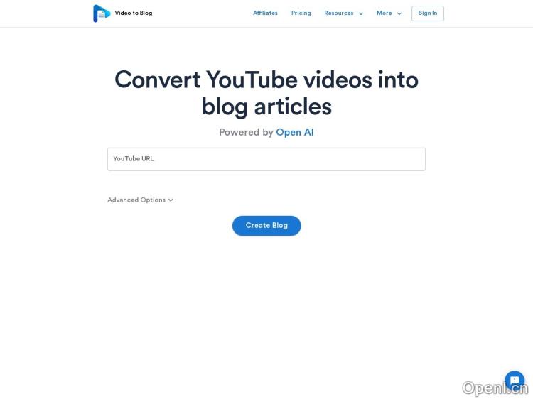 VideoToBlog