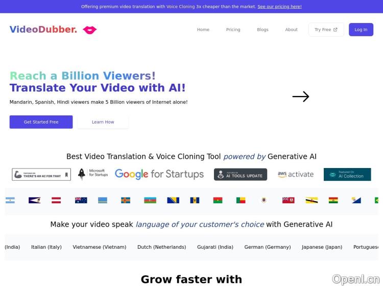 VideoDubber OpenI