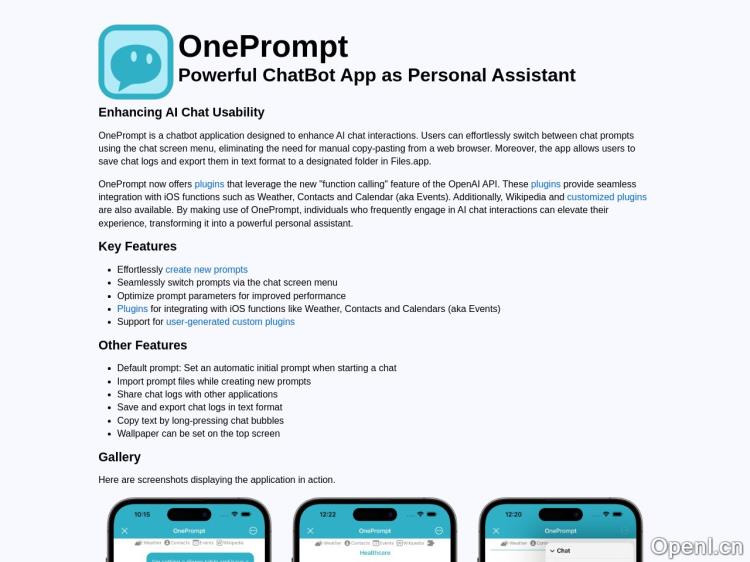 OnePrompt
