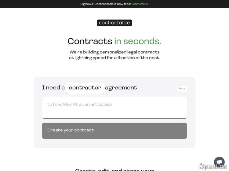 Contractable