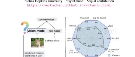 字节提出视觉基础模型ViTamin，多项任务实现SOTA，入选CVPR2024