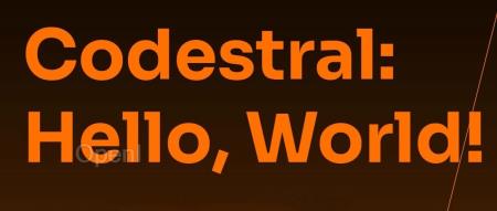 速度秒掉GPT-4o、22B击败Llama 3 70B,Mistral AI开放首个代码模型