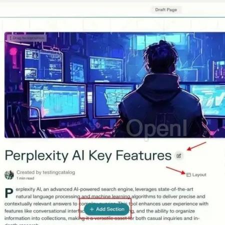 知名 AI 搜索 Perplexity 发布 Pages 功能,开始对内容创作下手了