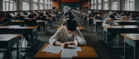 AI第一次高考:记得作文要龙头猪肚凤尾