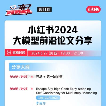 小红书这场大模型论文分享会,集齐了四大国际顶会的作者