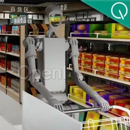 “具身智能小镇”来了!机器人逛超市买菜满街跑,AI充当NPC,来自上海AI Lab