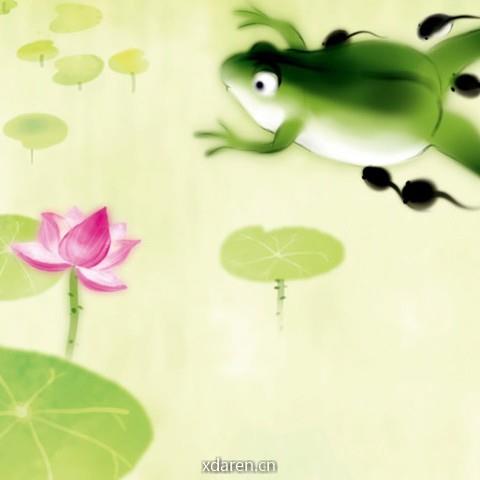 泥塘里的小蝌蚪