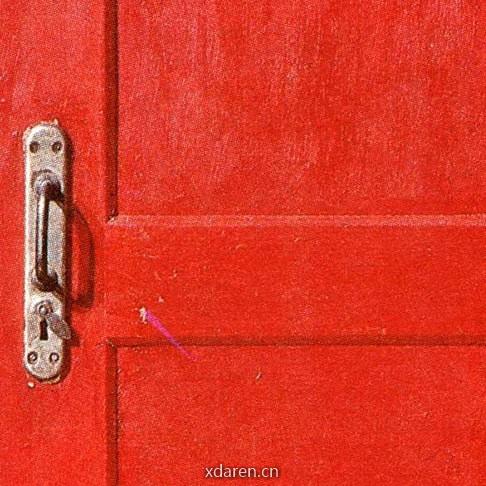 问题是门的把手