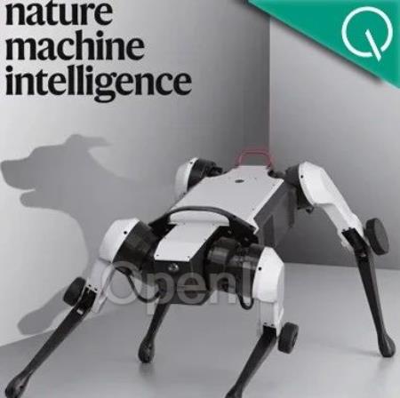 鹅厂机器狗登Nature子刊封面：动作敏捷如真狗，能玩定向越野