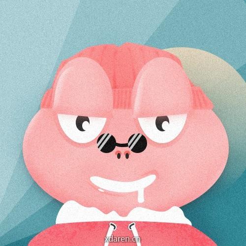 粉红色的小青蛙