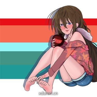 抠脚萝莉