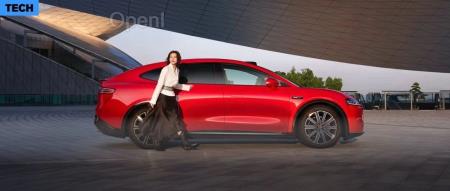 华为发布了智界版「Model Y」,26 万标配空悬+四门电吸,前备箱敲两下就能开