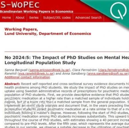 正经科研：读博有害身心健康