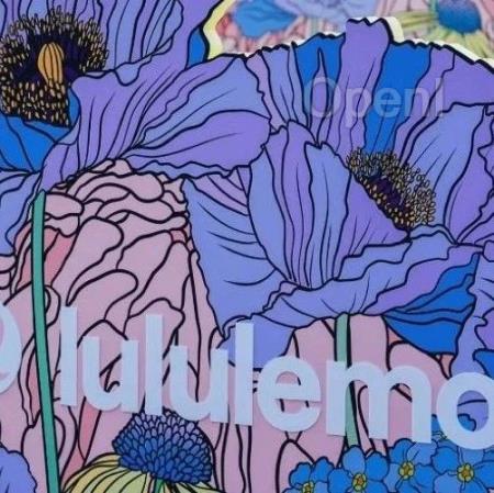 lululemon 在美术馆画满比人还大的花朵,你能逛能躺还能运动