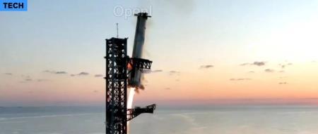 历史性时刻! SpaceX 星舰首次完成「筷子夹火箭」,马斯克吹过的牛成了