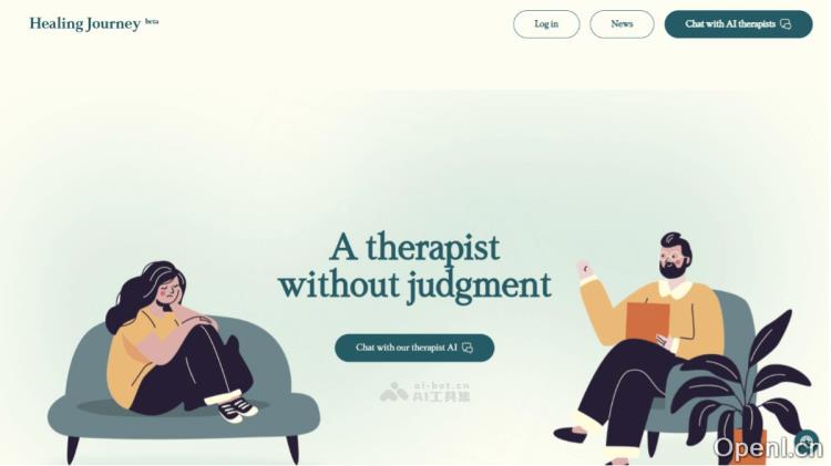 HealingJourney:实时互动虚拟治疗师助您提升心理健康体验