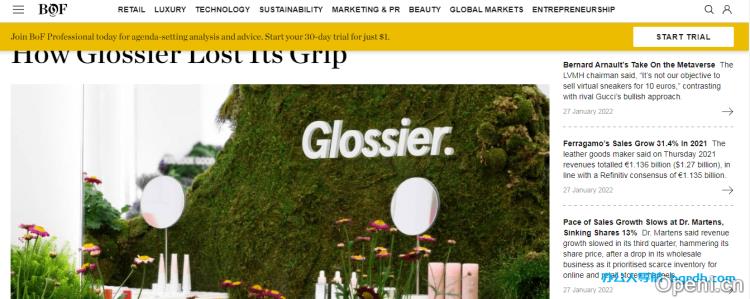 Business of fashion (BOF)插图