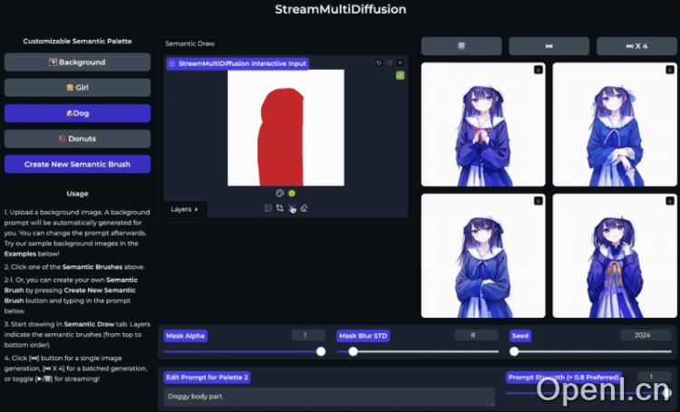 StreamMultiDiffusion