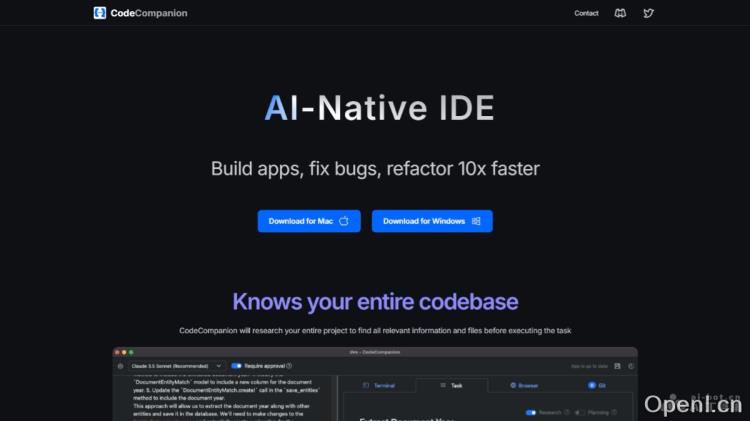 CodeCompanion:智能编程助手助力开发者高效完成编程任务