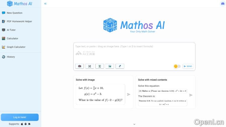Mathos AI：全面覆盖从基础算术到高级微积分的智能数学解题工具