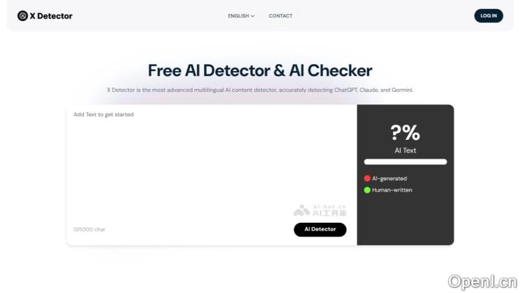 X Detector:高准确率多语言识别AI文本检测工具,助力轻松识别生成内容