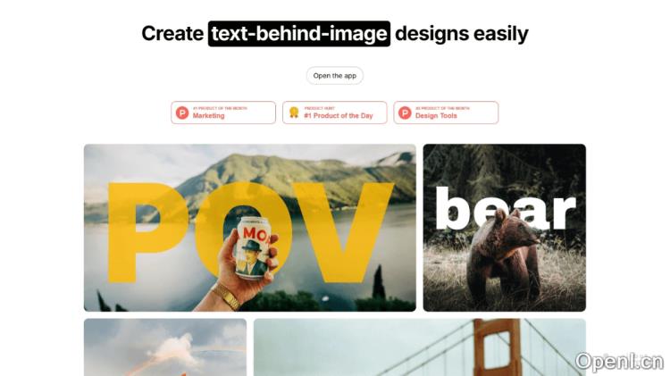 Text Behind Image:在角色背后插入文字标题