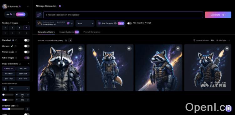 Leonardo AI图像生成