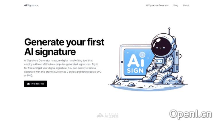AI Signature Generator