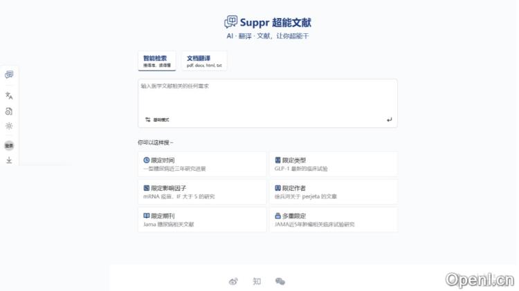 Suppr超能文献:智能医学文献搜索引擎提升复杂查询的精准度与效率