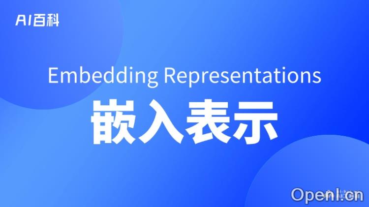 什么是嵌入表示(Embedding Representations)