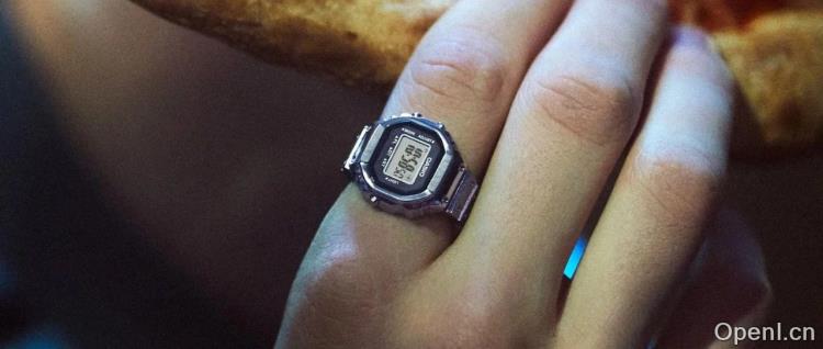 卡西欧发布首款智能戒指，就是一个能戴在手指的手表