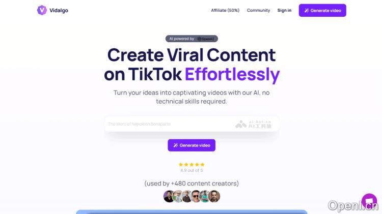 Vidalgo:AI视频创作工具助你轻松制作引人入胜的短视频